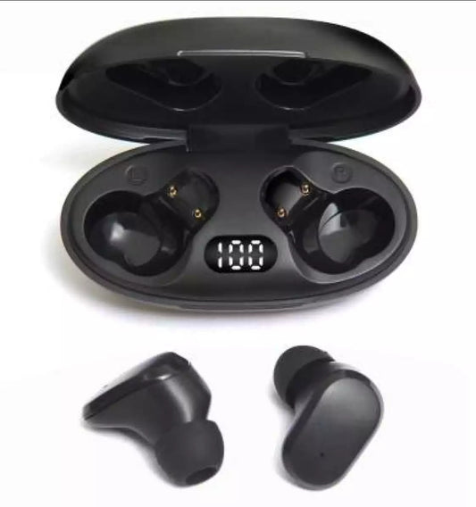 TWS T18 Stylish Wireless Earbuds High Sound Quality Earphones Low Latency LED Charging Display Gaming Earbuds